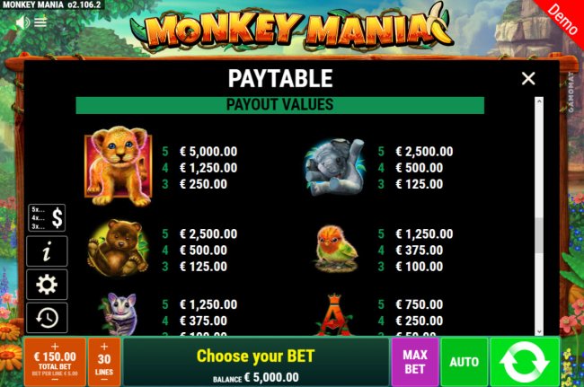 Free Slots 247 image of Monkey Mania