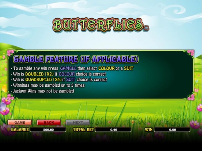 Butterflies screenshot