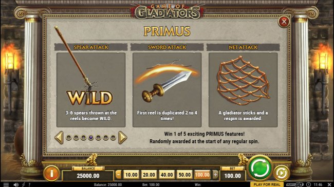 Game of Gladiators by Free Slots 247
