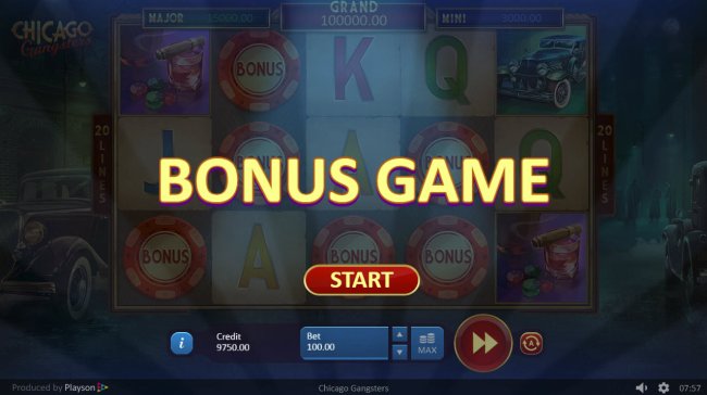 Scatter win triggers the bonus feature by Free Slots 247