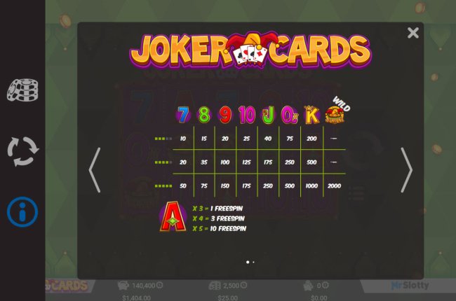 Joker Cards by Free Slots 247