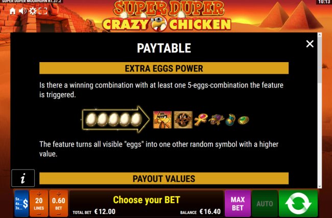 Free Slots 247 image of Super Duper Crazy Chicken
