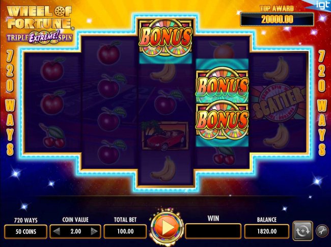 Wheel of Fortune Triple Extreme Spin screenshot