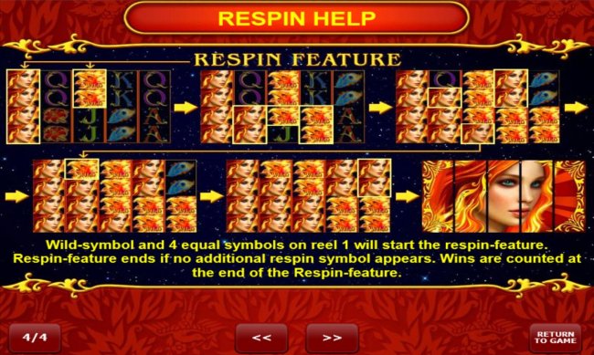Re-Spin Feature Rules by Free Slots 247