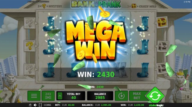 Stacked Jacks triggers a 2430 coin Mega Win! - Free Slots 247