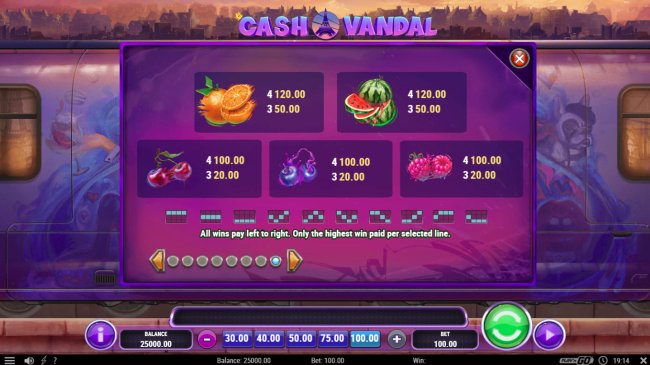 Low Value Symbols Paytable by Free Slots 247