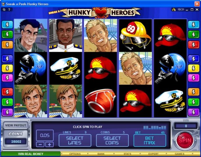 Free Slots 247 image of Sneak a Peek-Hunky Heroes