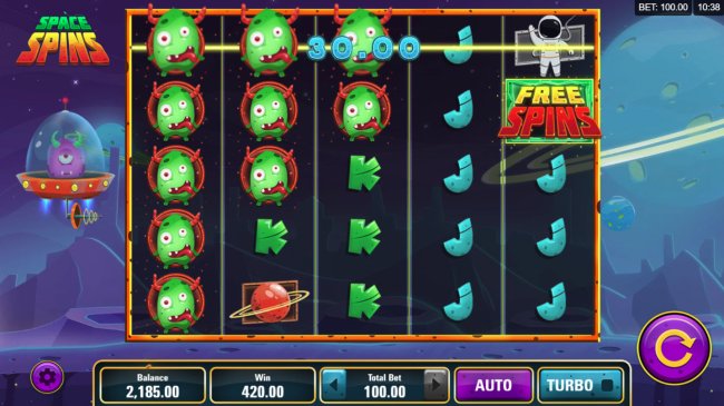 Multiple winning combinations leads to a big win - Free Slots 247