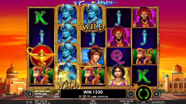 A 1530 coin big win triggered by maultiple winning paylines. by Free Slots 247