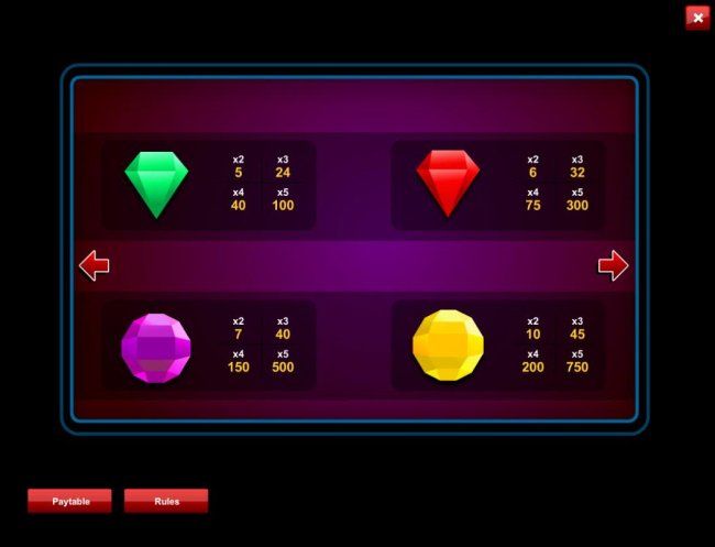 High value slot game symbols paytable - Casino Bonus Lister