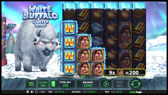 White Buffalo Cluster Wins screenshot