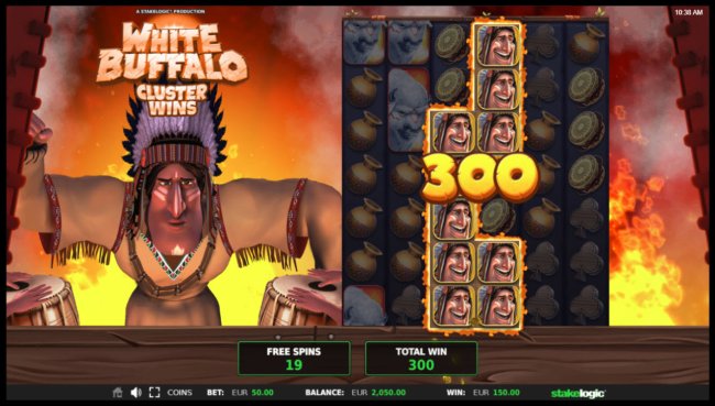 Free Slots 247 image of White Buffalo Cluster Wins