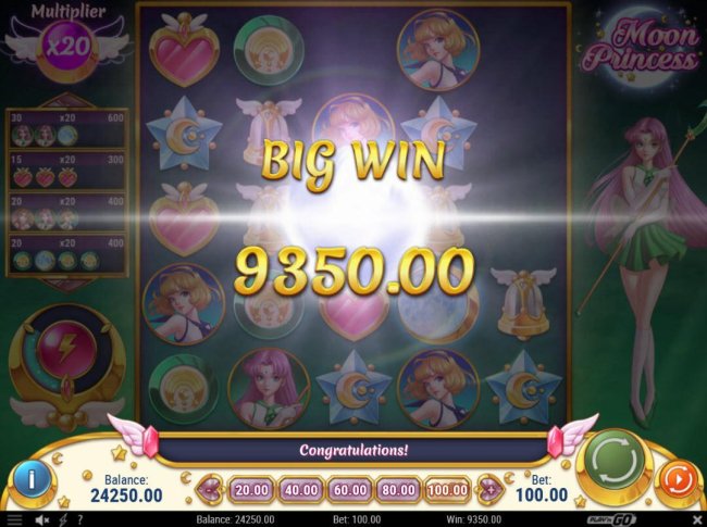 Total free spins award 9350.00 by Free Slots 247