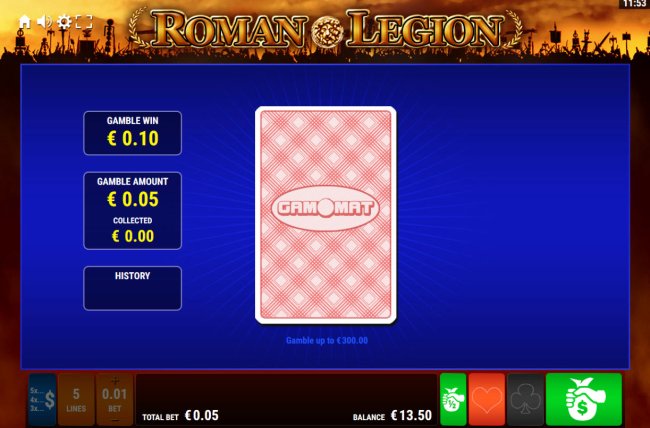 Card Gamble Feature Game Board - Free Slots 247