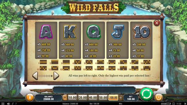 Wild Falls by Free Slots 247