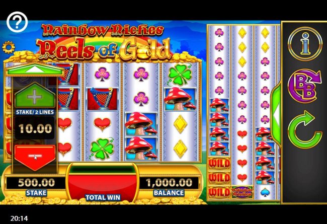 Free Slots 247 image of Rainbow Riches Reels of Gold