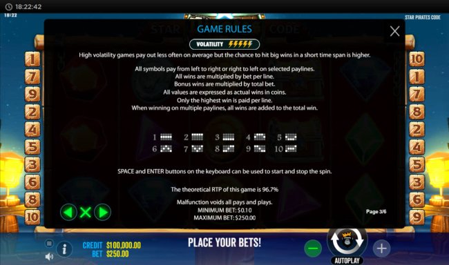 Free Slots 247 image of Star Pirates Code