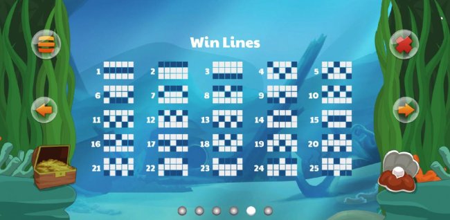 Payline Diagrams 1-25 by Free Slots 247