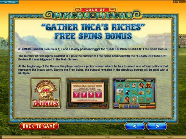 Gold Of Machu Picchu screenshot