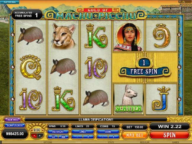 Free Slots 247 - 1 free spin added to the accumulated free spins