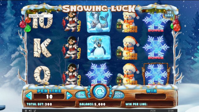 Snowing Luck Christmas Edition by Free Slots 247