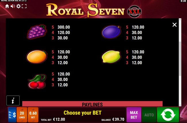 Royal Seven XXL by Free Slots 247