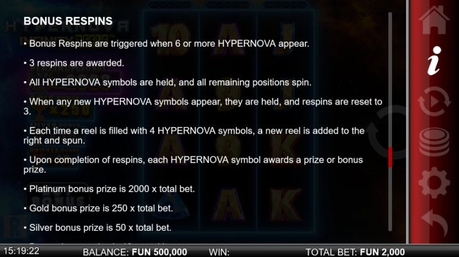 Free Slots 247 image of Hypernova Infinity Reels