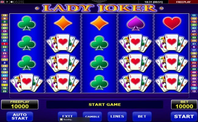 Free Slots 247 image of Lady Joker