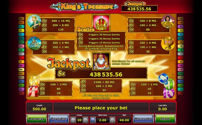 King's Treasure screenshot