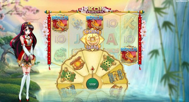 Free Slots 247 - Bonus Wheel stops on the Coin Win for the prize award.