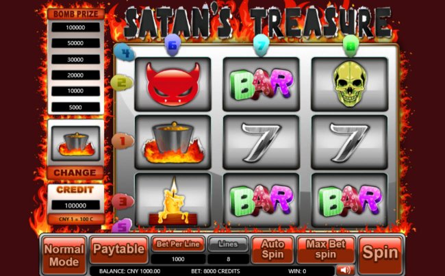Satan's Treasure by Free Slots 247