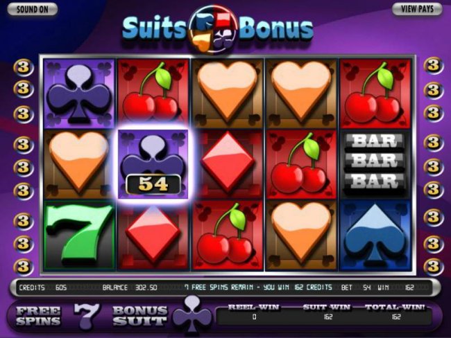 Every bonus suit that occurs during the free spins will be paid equal to your initial bet by Free Slots 247