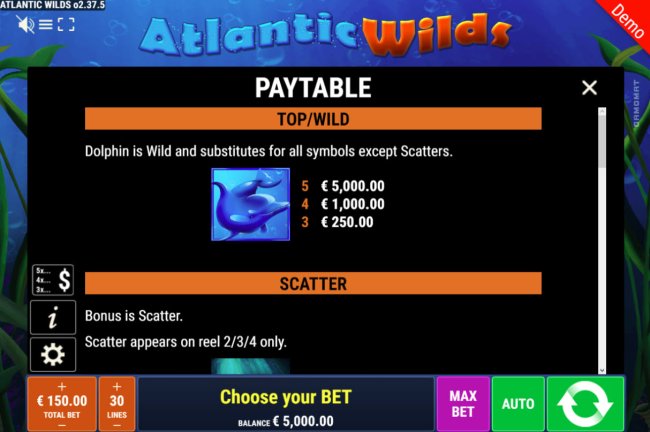 Free Slots 247 image of Atlantic Wilds