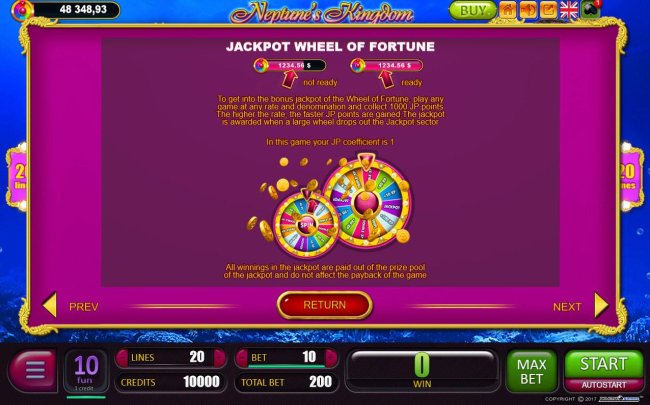 Jackpot Wheel of Fortune Rules by Free Slots 247