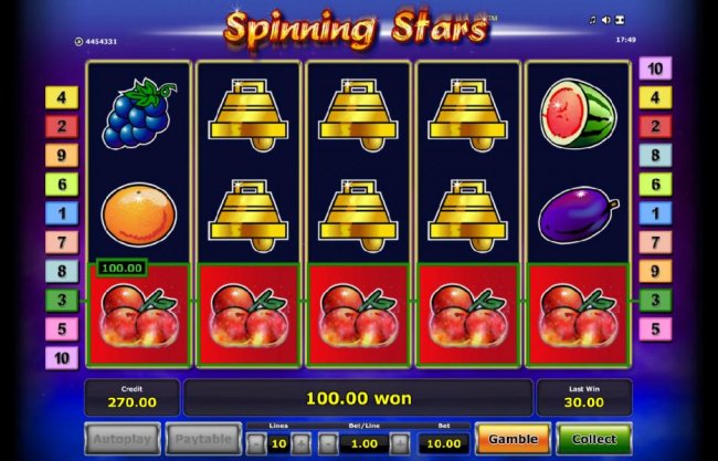 Free Slots 247 image of Spinning Stars