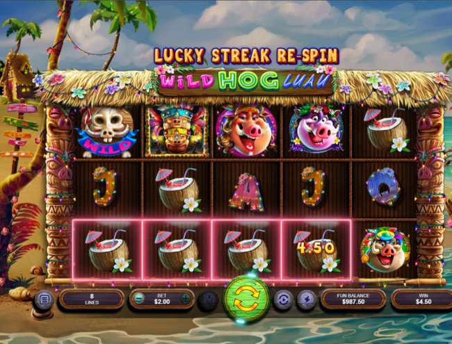 Free Slots 247 image of Wild Hog Luau