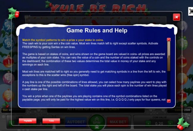 Free Slots 247 - Game Rules and Help - Part 1