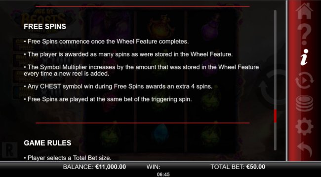 Free Spin Feature Rules by Free Slots 247