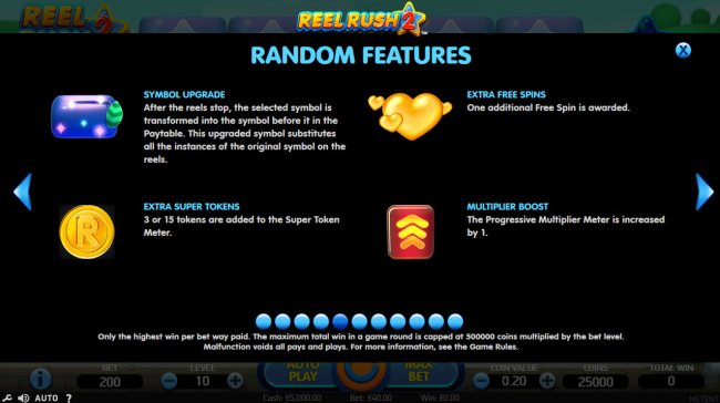 Random Features by Free Slots 247