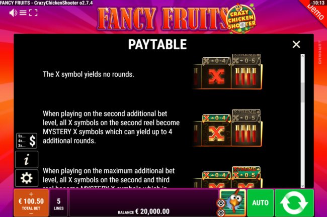 Fancy Fruits Crazy Chicken Shooter by Free Slots 247