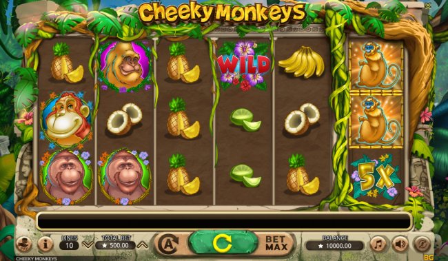 Free Slots 247 image of Cheeky Monkeys