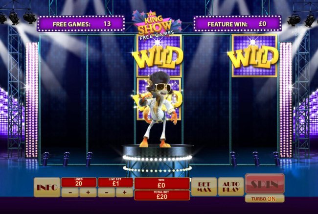 Before the free games feature starts, King Cat will randomly place up to 5 sticky wilds on the reels. - Free Slots 247