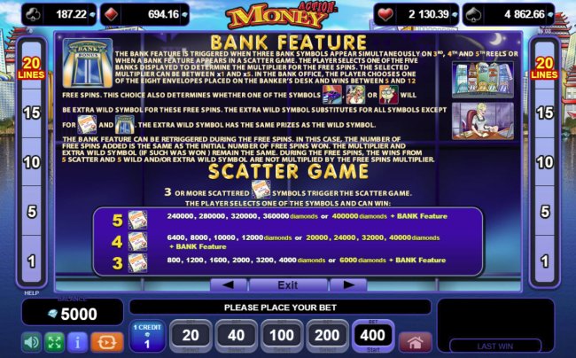 Feature Rules by Free Slots 247