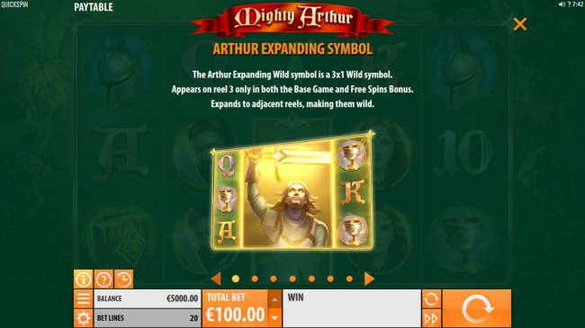 Arthur Expanding Wild Rules by Free Slots 247