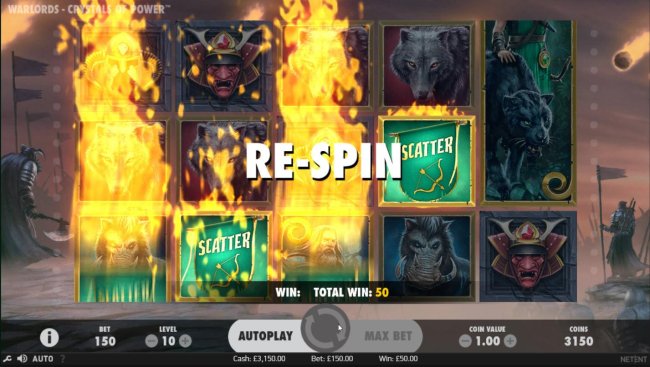 Re-Spins feature triggered. by Free Slots 247
