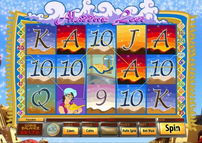 Free Slots 247 image of Aladdin's Loot