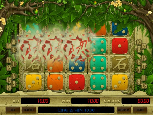 Winning symbols are removed from the reels by Free Slots 247