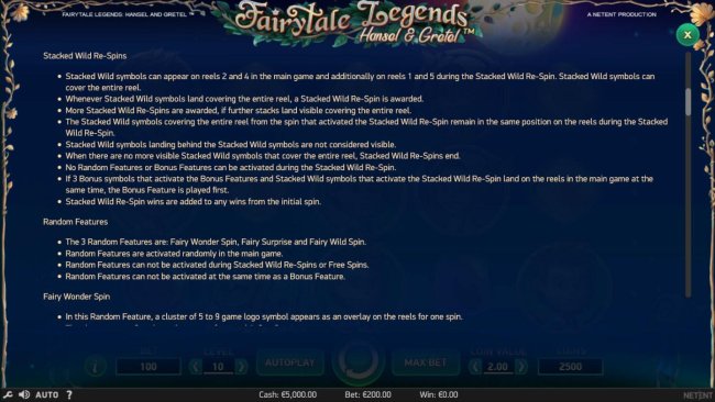 Fairytale Legends Hansel & Gretel by Free Slots 247