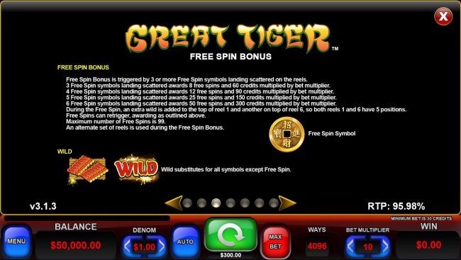 Free Slots 247 image of Great Tiger