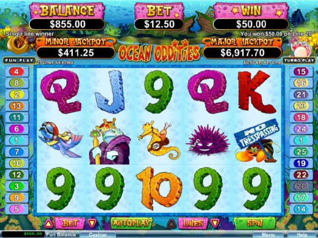 Free Slots 247 image of Ocean Oddities